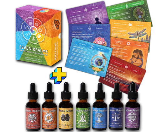 Seven Realms Card Deck + Herbal Apothecary Set