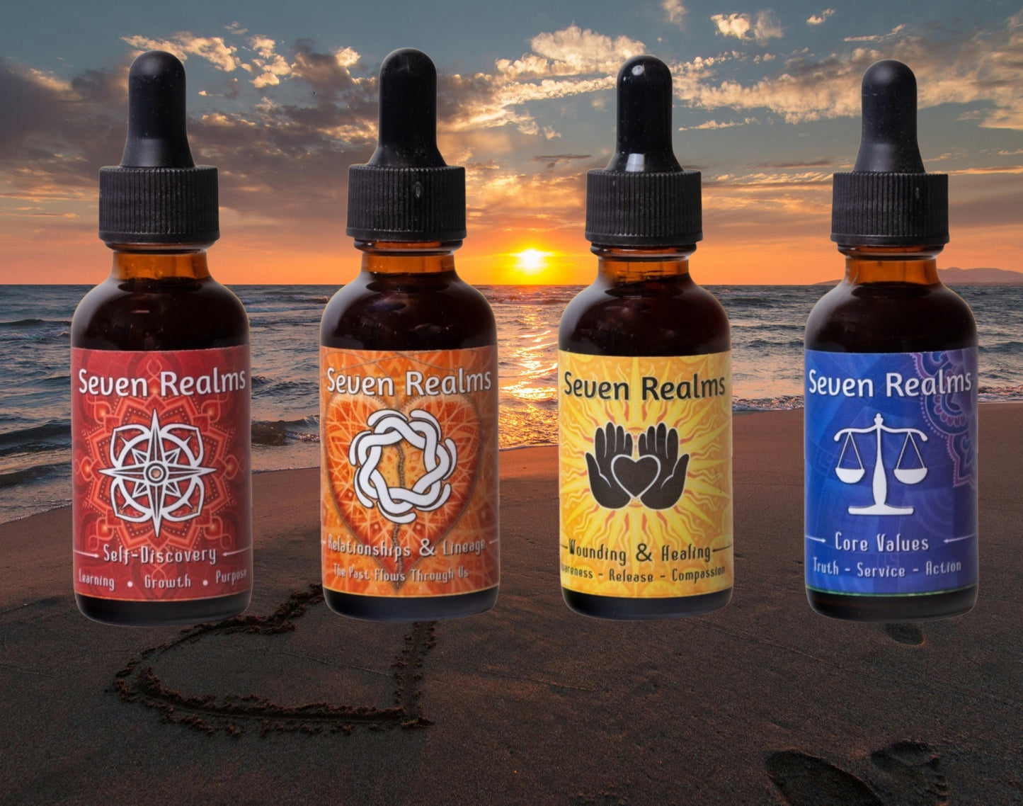 OPEN HEART Apothecary Set (4)